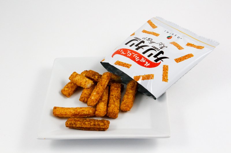 札幌カリーせんべい　カリカリまだある？　中身の写真