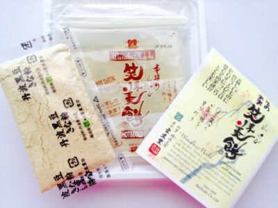 笑来美餅(わらびもち)黒豆きな粉