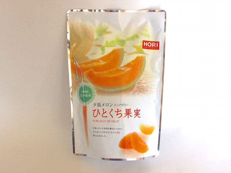 ひとくち果実 夕張メロン 外装