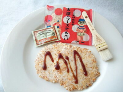 くいだおれ太郎のソースせんべい
