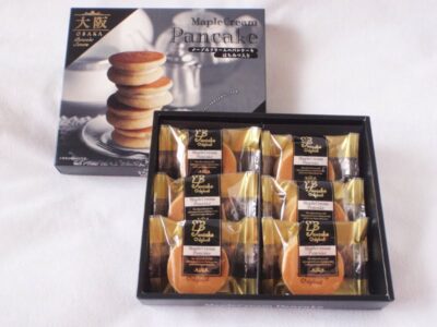 メープルクリームのパンケーキ はちみつ入り