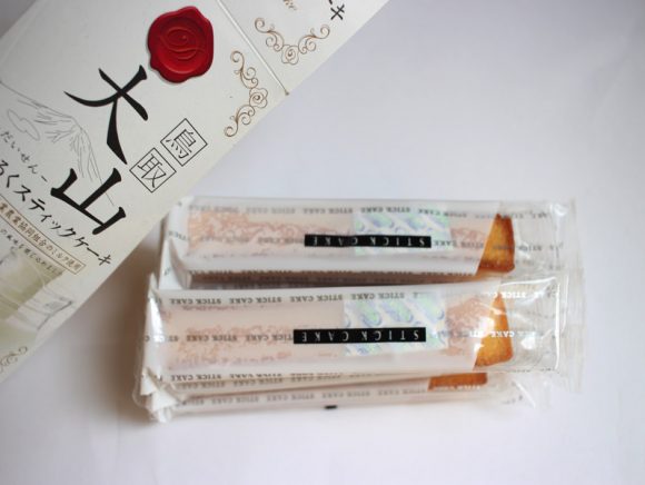 大山みるくスティックケーキ開封後