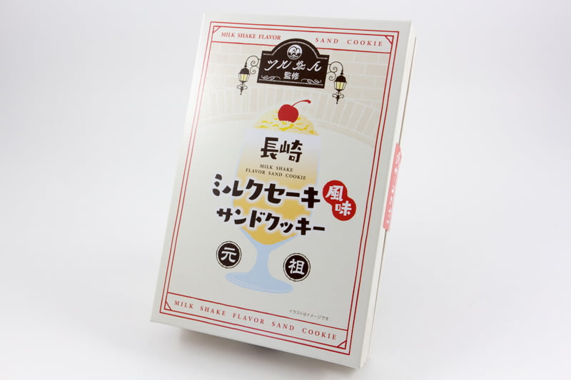 長崎ミルクセーキ風味サンドクッキー　外装