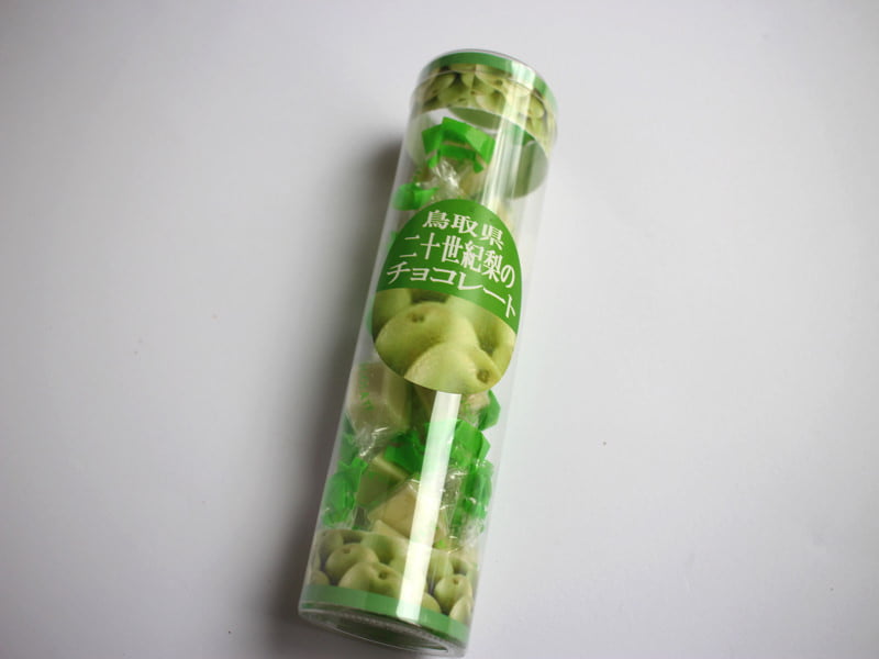 二十世紀梨のチョコレート外装