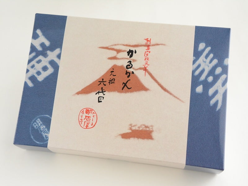 明石屋軽羹饅頭外装