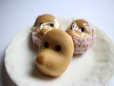 どじょう掬いまんじゅういちご