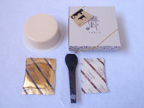 黄金ブリュレチーズプリン内装