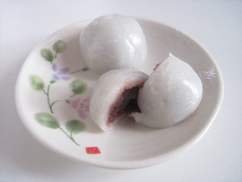 吉野屋 白玉饅頭 中身（拡大）