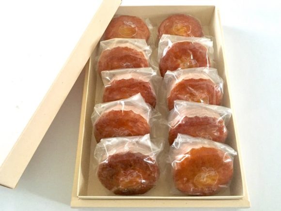 茨城マドレーヌ　開封した写真