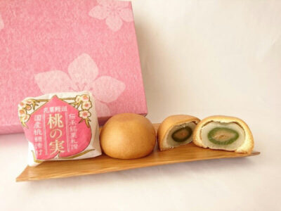 乳菓饅頭 桃の実