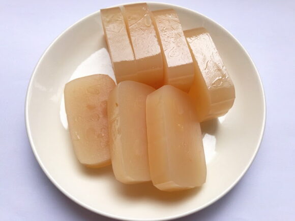 白酒入ようかん 中身の写真