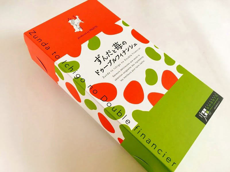 ずんだと苺のドゥーブルフィナンシェ外装