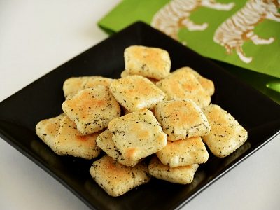 薩摩ソガラシ菓子 バジルおかき