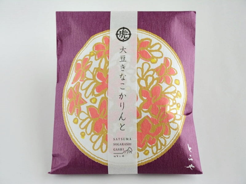 薩摩ソガラシ菓子大豆きなこかりんと外装