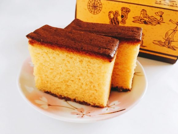 白雲堂 スライスかすてら中身