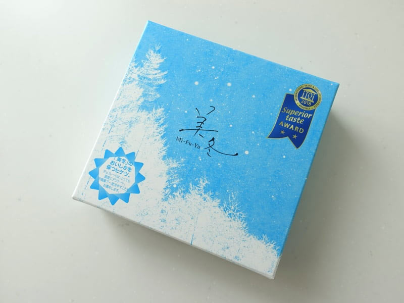 石屋製菓の美冬の外装パッケージ