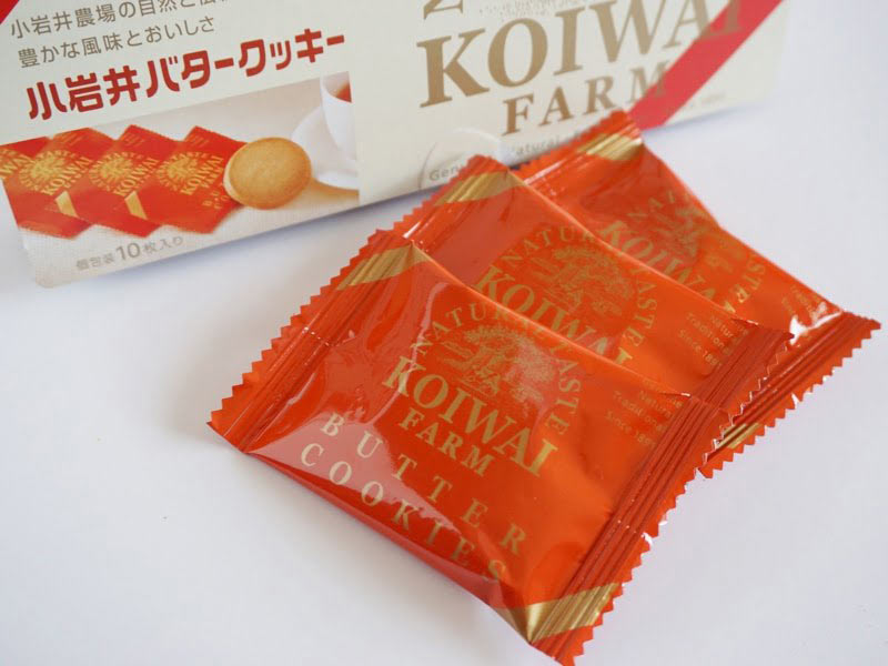 小岩井バタークッキー開封後