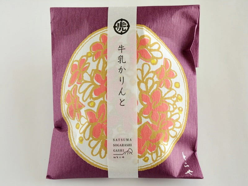 薩摩ソガラシ菓子 牛乳かりんと外装