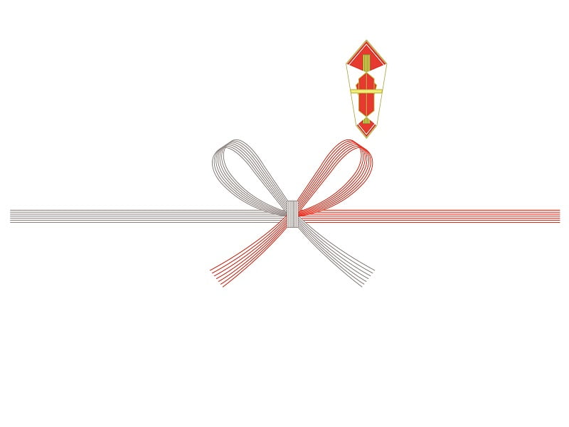 のし紙 紅白花結び