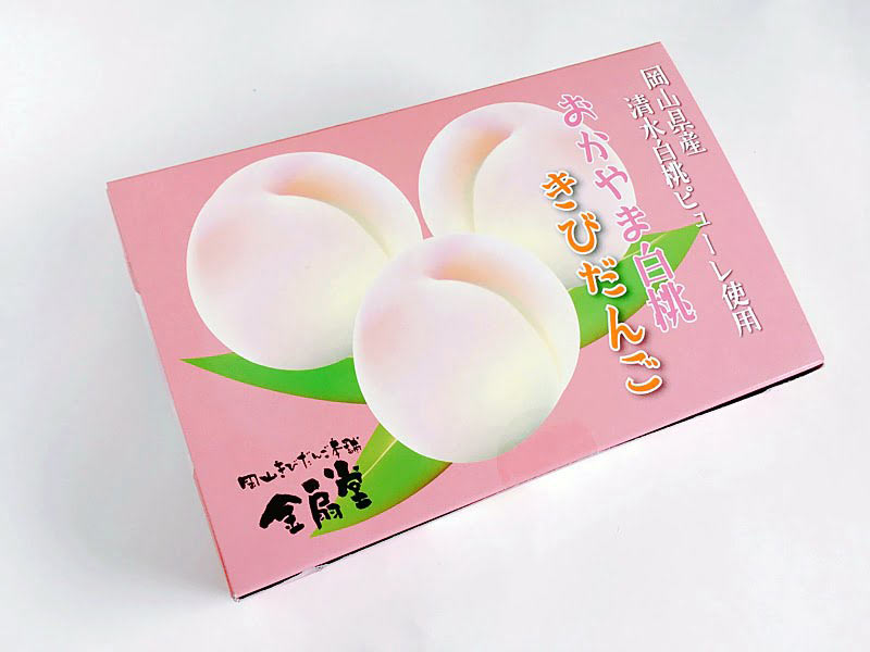 おかやま白桃きびだんご外装