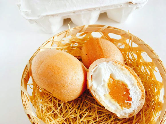 長尾鶏の玉子中身