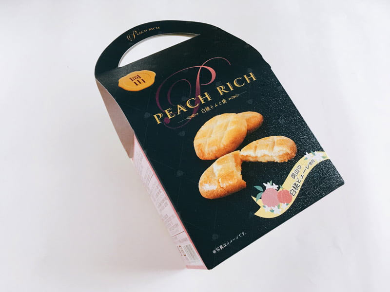 PEACH RICH 白桃そふと焼外装