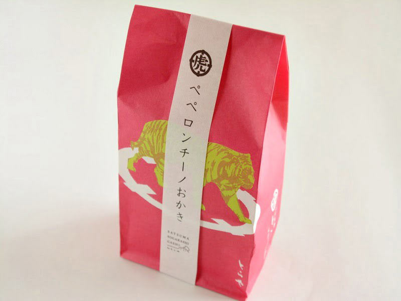 薩摩ソガラシ菓子 ペペロンチーノおかき外装