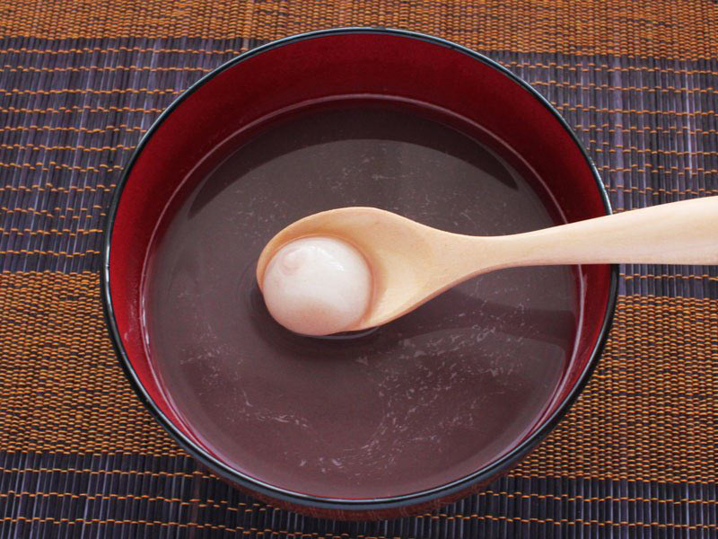 うばがもちを使ったお汁粉