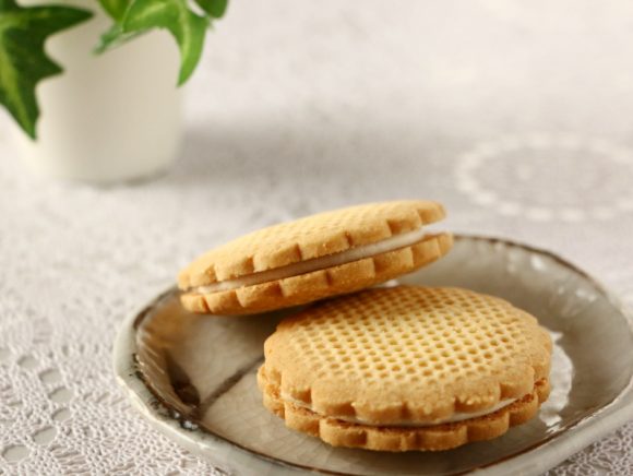 クリームサンドサブレ中身の写真