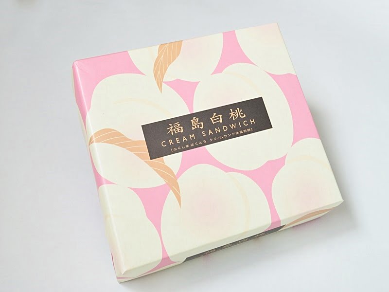 福島白桃クリームサンド外装
