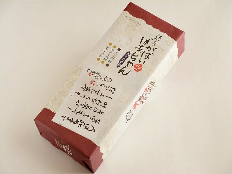 佐賀のがばいばあちゃん三色豆煎餅 外装