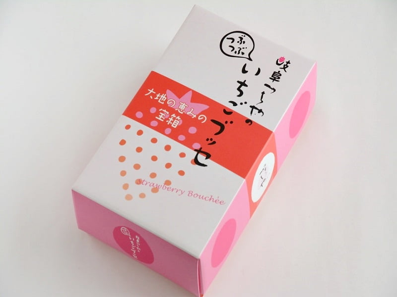 岐阜つちやのつぶつぶいちごブッセ 外装