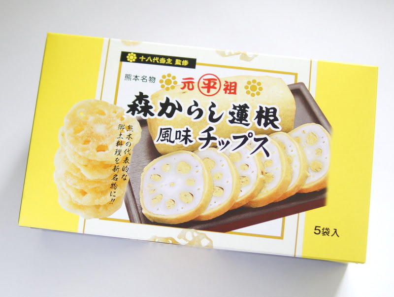 からし蓮根風味チップス外装