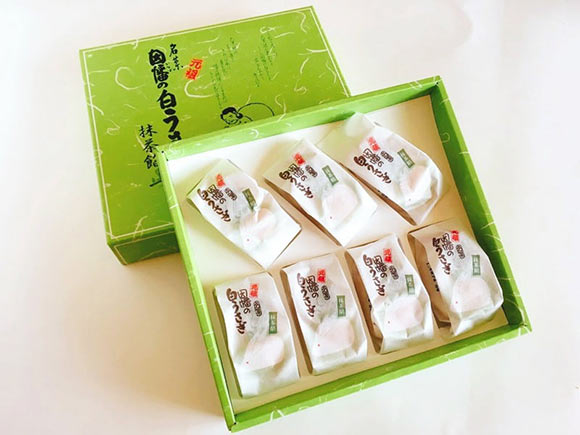 因幡の白うさぎ 抹茶餡開封後