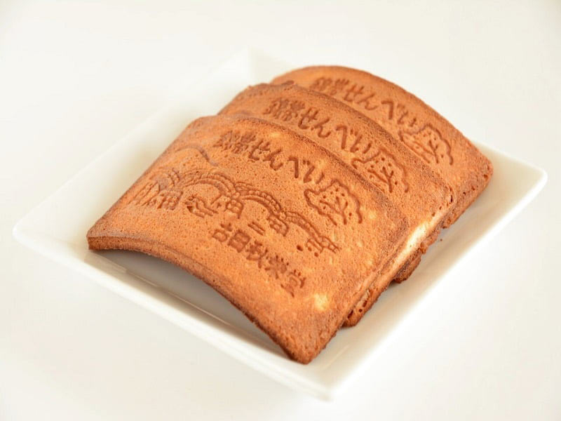 錦帯せんべい中身写真