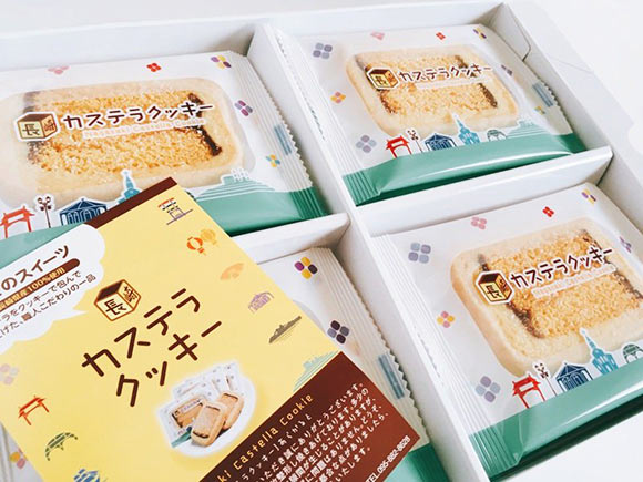 長崎カステラクッキー開封後