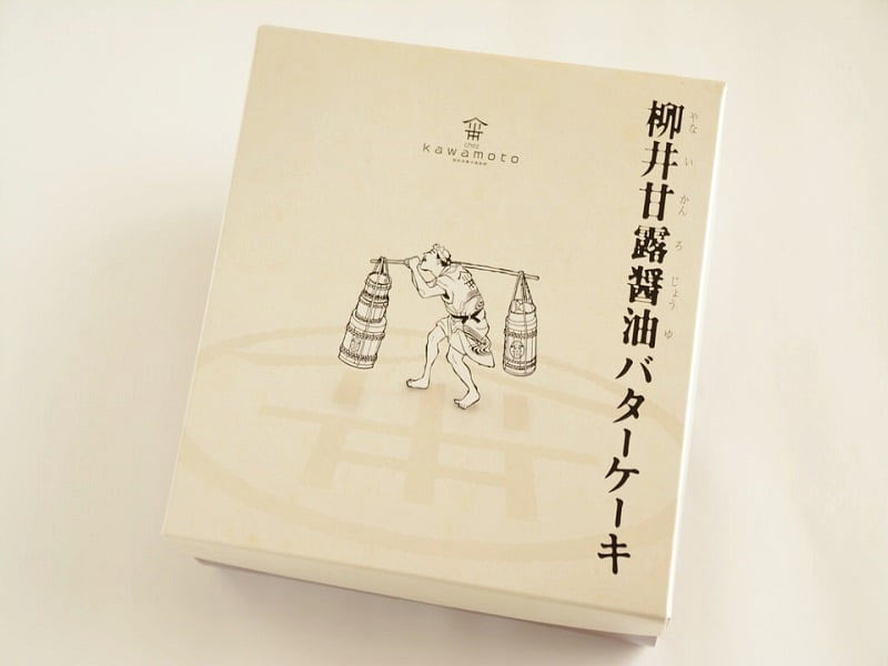 柳井甘露醤油バターケーキ外装