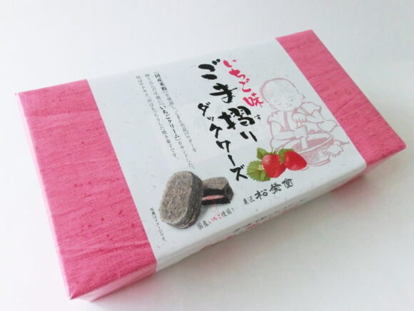 イチゴ味ごまダックワーズ　外装