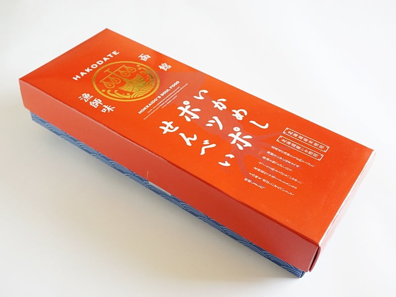 いかめしポッポせんべい外装