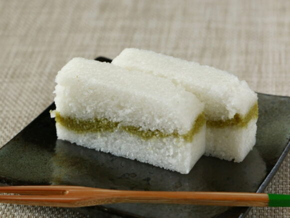 かるかん抹茶中身の写真