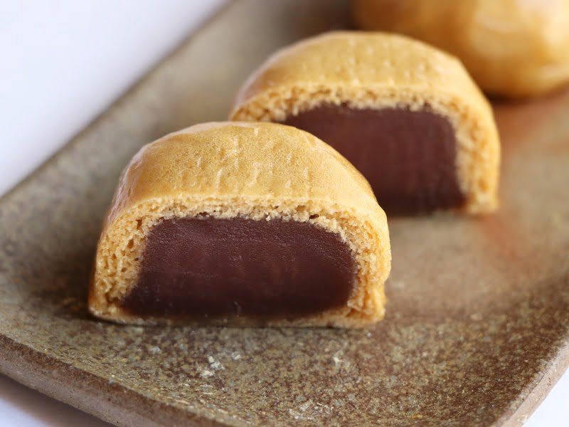 柏屋薄皮小饅頭こしあん 中身(拡大)の写真