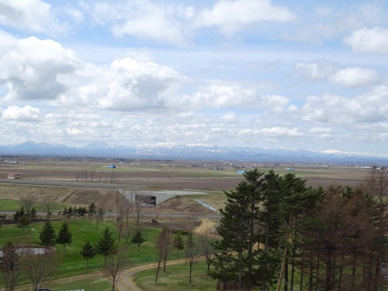 マオイの丘公園の展望台からの景色