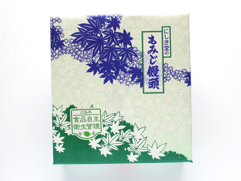 にしき堂 もみじ饅頭 こしあん 外装