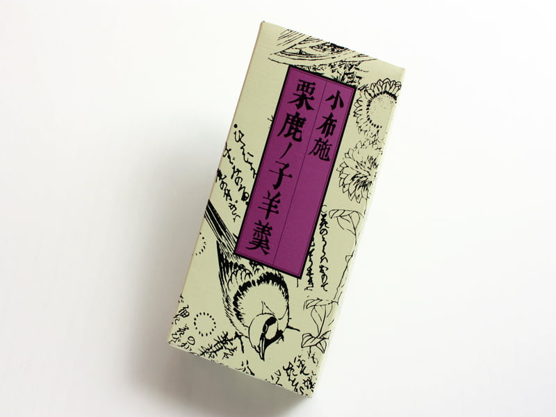 小布施堂栗鹿ノ子羊羹 外装