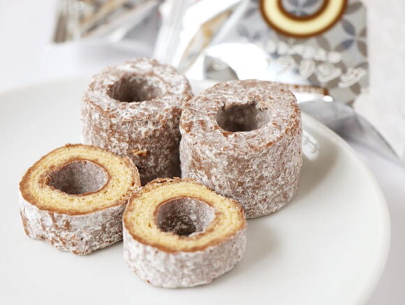 仙台発 しっとりバウムのショコラリング　中身(拡大)の写真