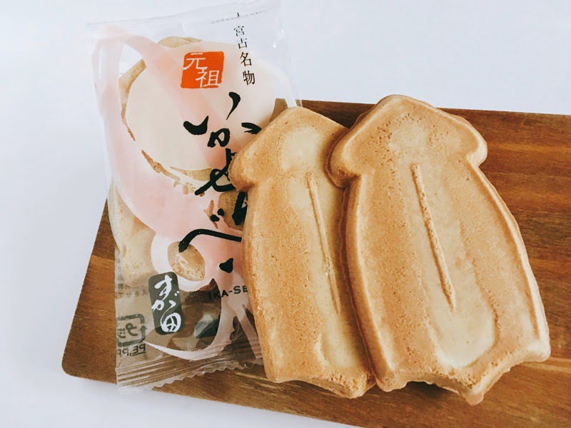 すが田 元祖いかせんべい中身