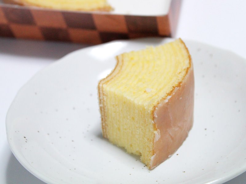 焼きたてバームクーヘン 中身の写真