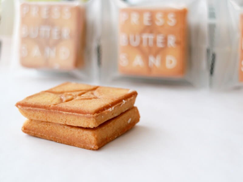 プレスバターサンド 中身の写真