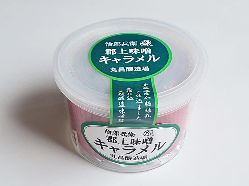 郡上味噌キャラメル外装