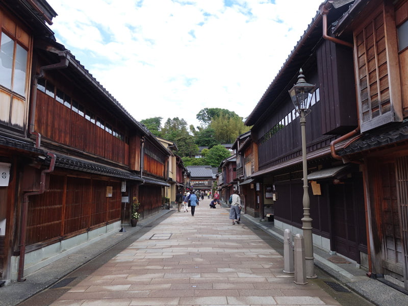 ひがし茶屋街の景色
